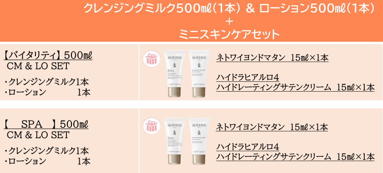 <7月Campaign> クレンジングミルク&ローション ビッグボトルキャンペーン 2
