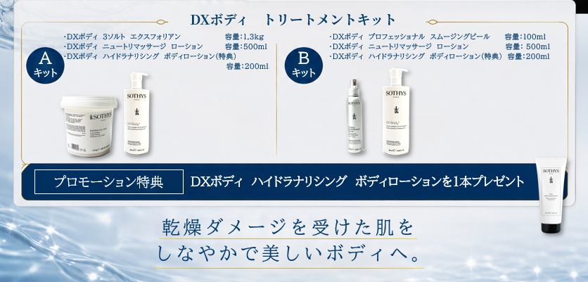 【2608-09CP】ＤＸボディ　トリートメントキット